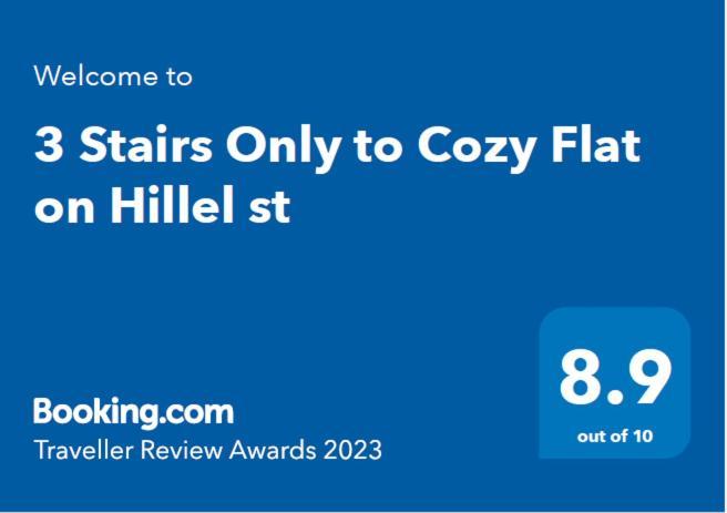 Apartamento 3 Stairs Only To Cozy Flat On Hillel St Haifa Exterior foto
